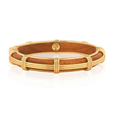 Gaia Petite Hinged Bangle, S/M - Teak - Capucine De Wulf - Gaines Jewelers