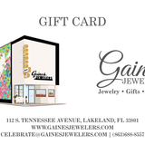 Gaines Jewelers Gift Card - Gaines Jewelers