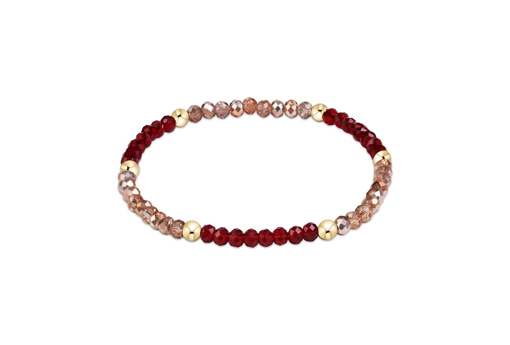 Gameday Flirty Presence Bracelet - Gold Luster & Maroon - Enewton - Gaines Jewelers