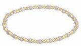 Gameday Hope Gold Sincerity Bracelet - White - Enewton - Gaines Jewelers