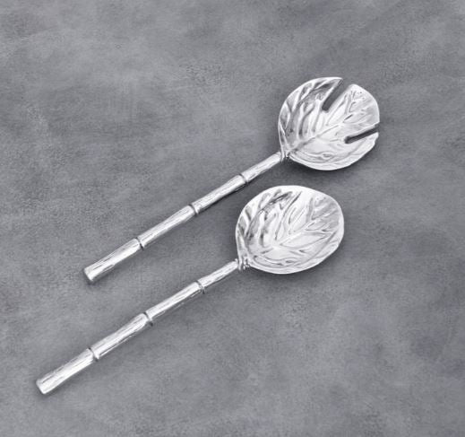 Garden Lettuce Large Salad Servers - Beatriz Ball - Gaines Jewelers