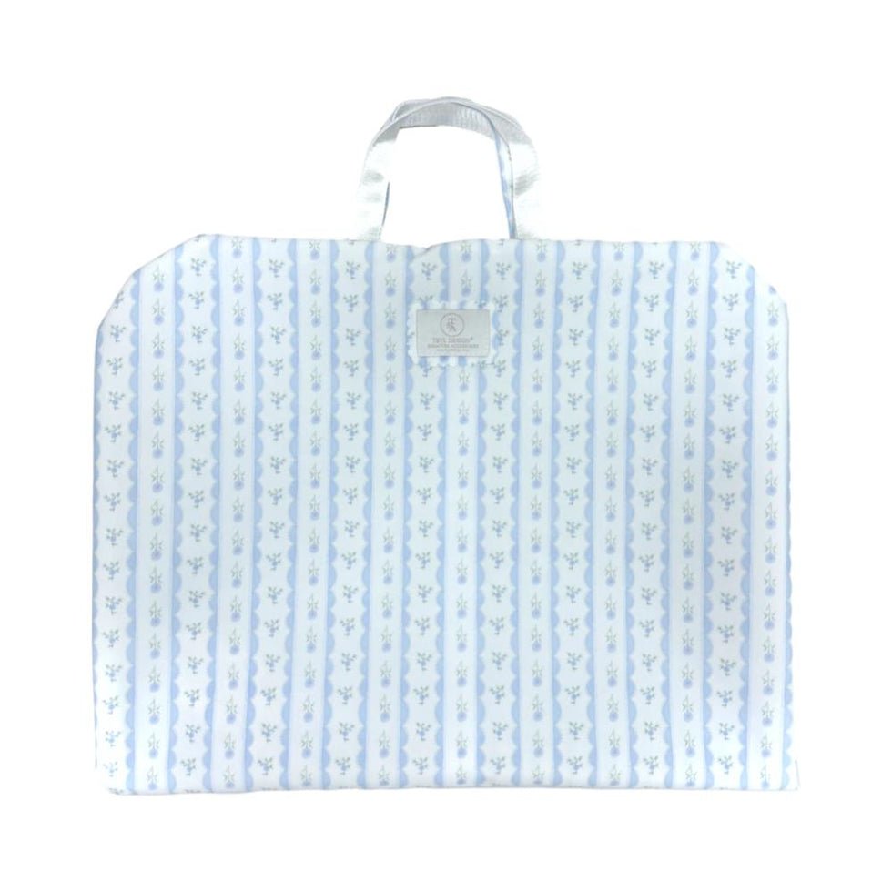 Garment Bag - Ribbon Floral Blue - Trvl Design - Gaines Jewelers