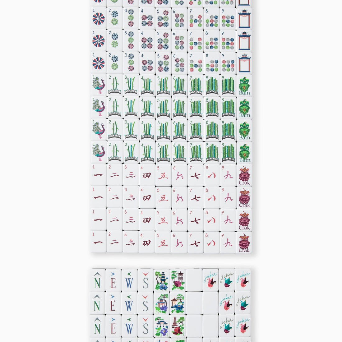 Gatsby Mahjong Tiles - Oh My Mahjong - Gaines Jewelers