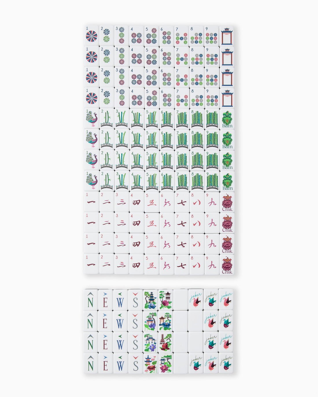 Gatsby Mahjong Tiles - Oh My Mahjong - Gaines Jewelers