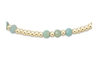 Gemstone Gold Joy Pattern 3mm - Amazonite - Enewton - Gaines Jewelers