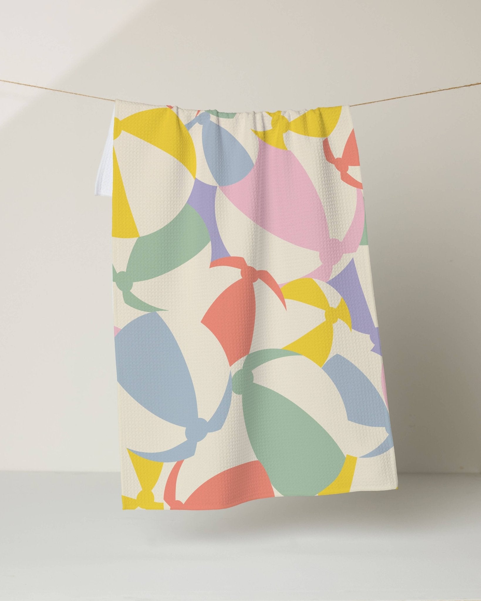 Geometry - Beach Ball Tea Towel - Gaines Jewelers