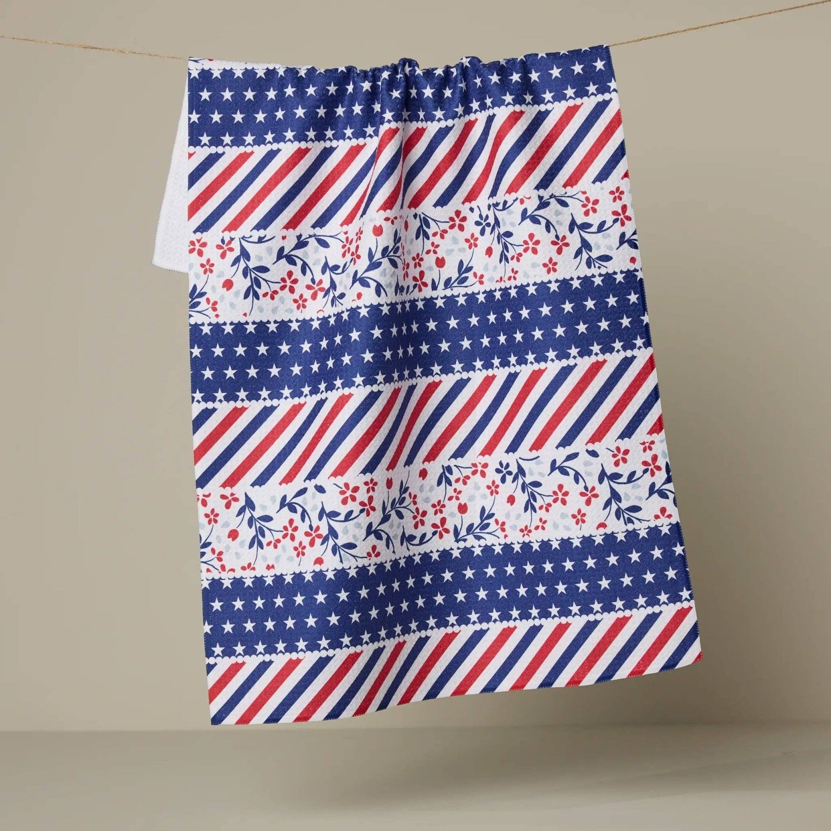Geometry - Liberty Ribbon Tea Towel - Gaines Jewelers