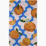 Geometry - Orange Trellis Tea Towel - Gaines Jewelers