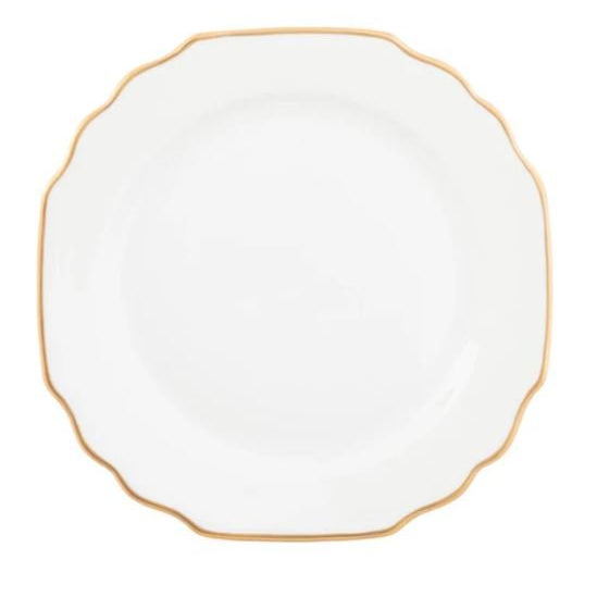 Georgian Gold Dinner Plate - Pickard - Gaines Jewelers