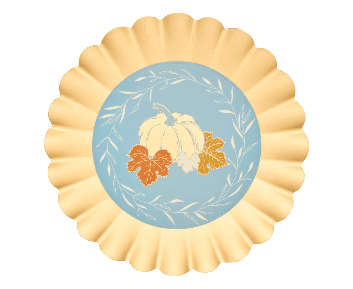 Gilded Harvest Dinner Plates - 8pk - Sophistiplate - Gaines Jewelers