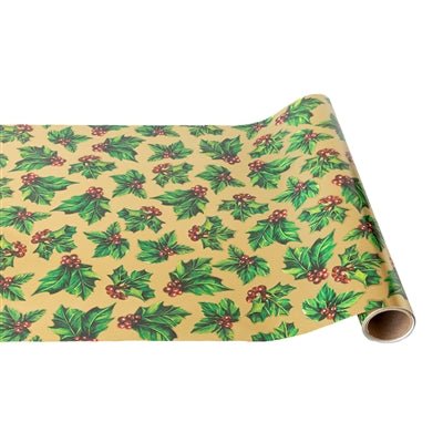 Gilded Holly Runner - 20" x 25' - Hester & Cook - Gaines Jewelers