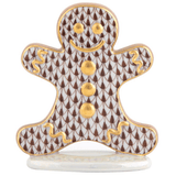 Gingerbread Man in Chocolate - Herend - Gaines Jewelers