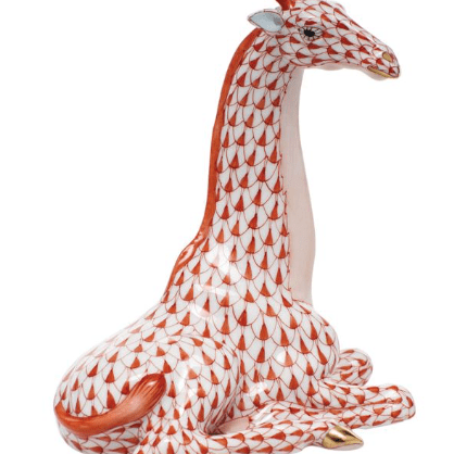 Giraffe in Rust - Herend - Gaines Jewelers
