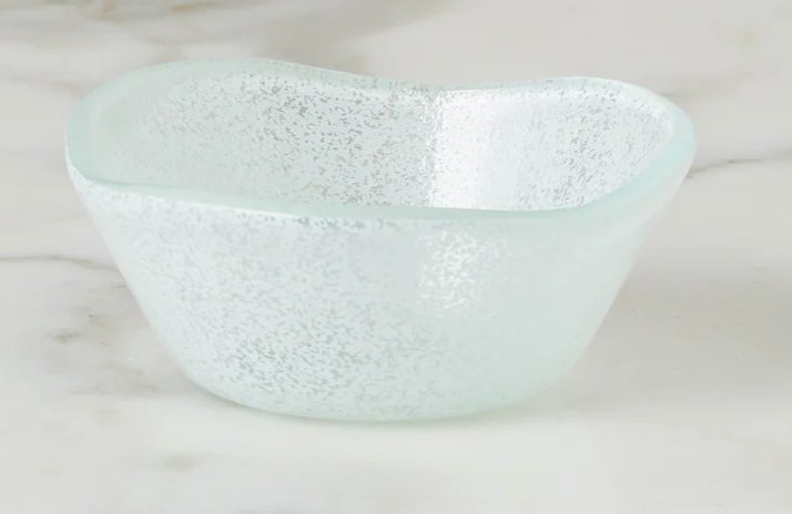 Glass Dipping Bowl, White - Etu home - Gaines Jewelers