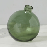 Glass Sphere Bud Vase, Spruce Green - Etu Home - Gaines Jewelers