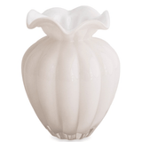 Glass Vento Large Vase - Cream - Beatriz Ball - Gaines Jewelers