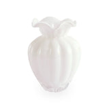 GLASS Vento Medium Vase (Cream) - Beatriz Ball - Gaines Jewelers