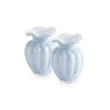 GLASS Vento Small Vase Set of 2 (Periwinkle) - Beatriz Ball - Gaines Jewelers