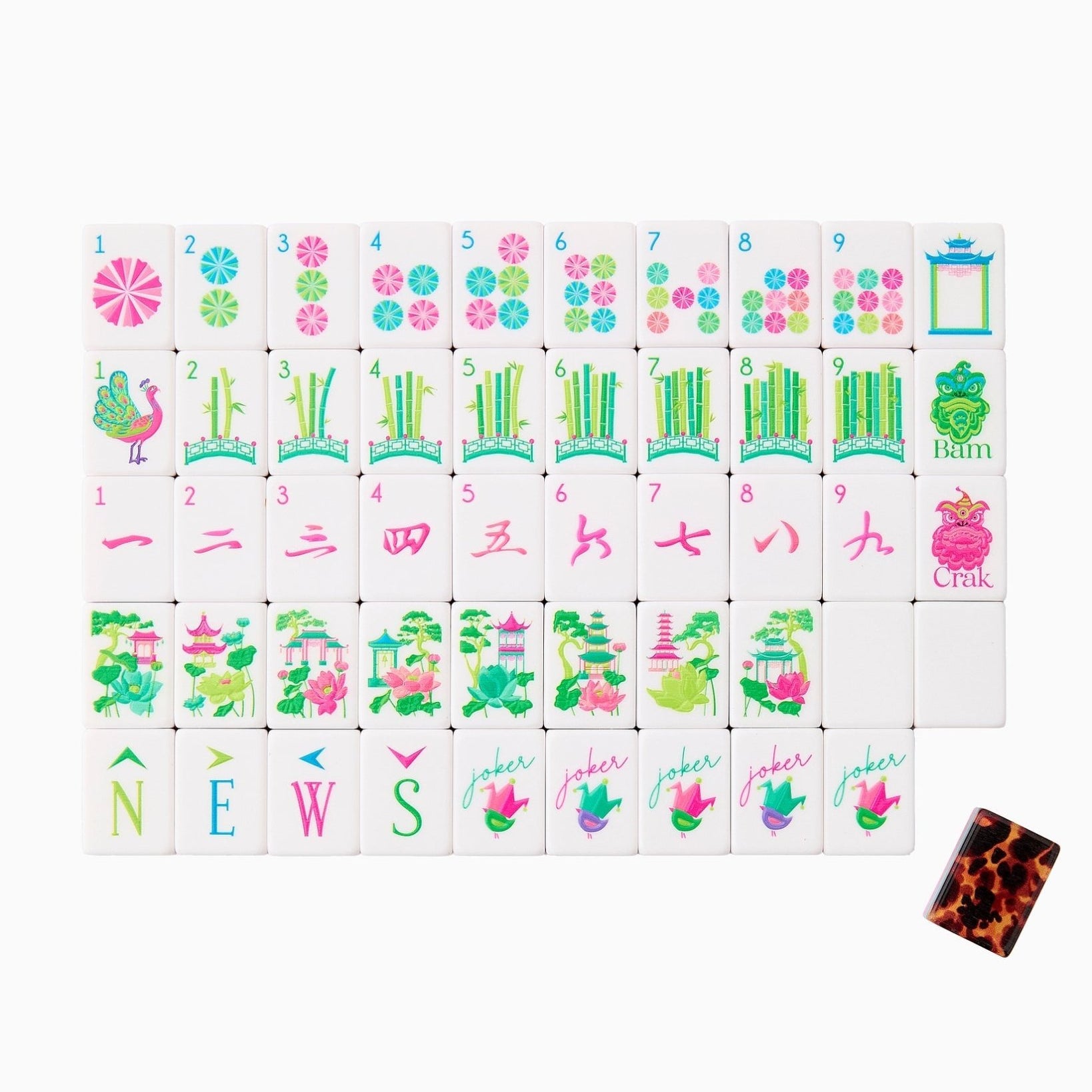 Glow Wild Tiles - Oh My Mahjong - Gaines Jewelers