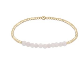 Gold Bliss 2mm Bead Bracelet - Moonstone - Gaines Jewelers