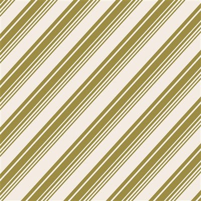 Gold Peppermint Stripe Cocktail Napkin - Pack of 20 - Hester & Cook - Gaines Jewelers