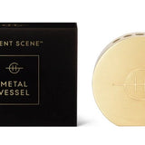 Gold Scent Scene Metal Vessel - Glasshouse Fragrances - Gaines Jewelers