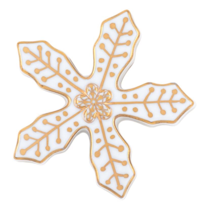 Gold Snowflake - Herend - Gaines Jewelers