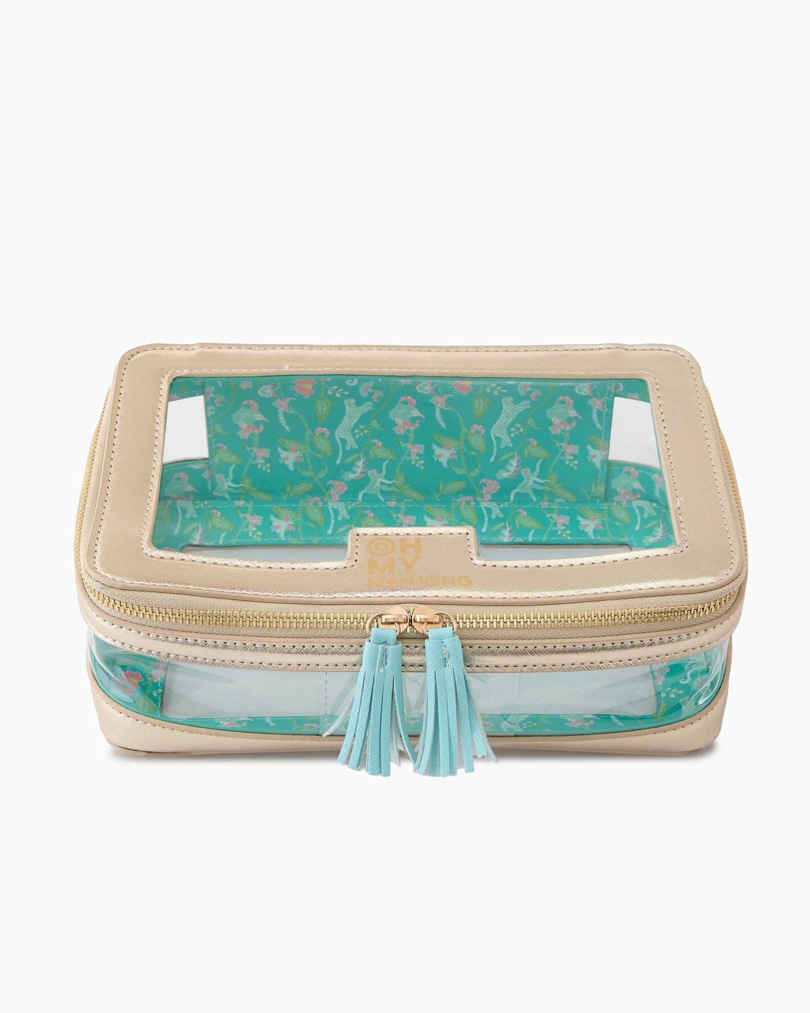 Gold Tile Storage Bag Oh My Mahjong - Gaines Jewelers