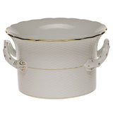 Golden Edge Cachepot with Handles - Herend - Gaines Jewelers