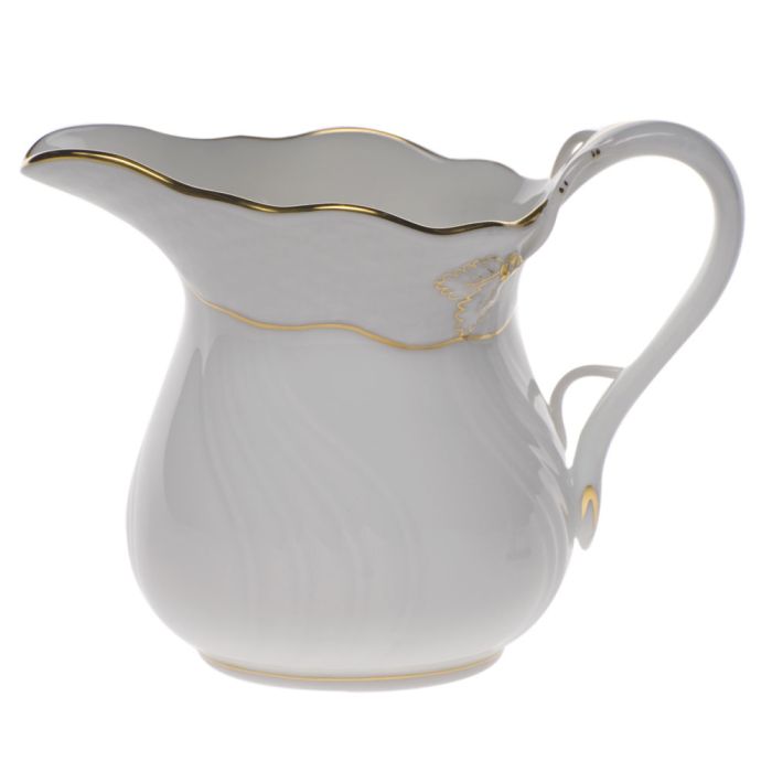 Golden Edge Creamer - Herend - Gaines Jewelers