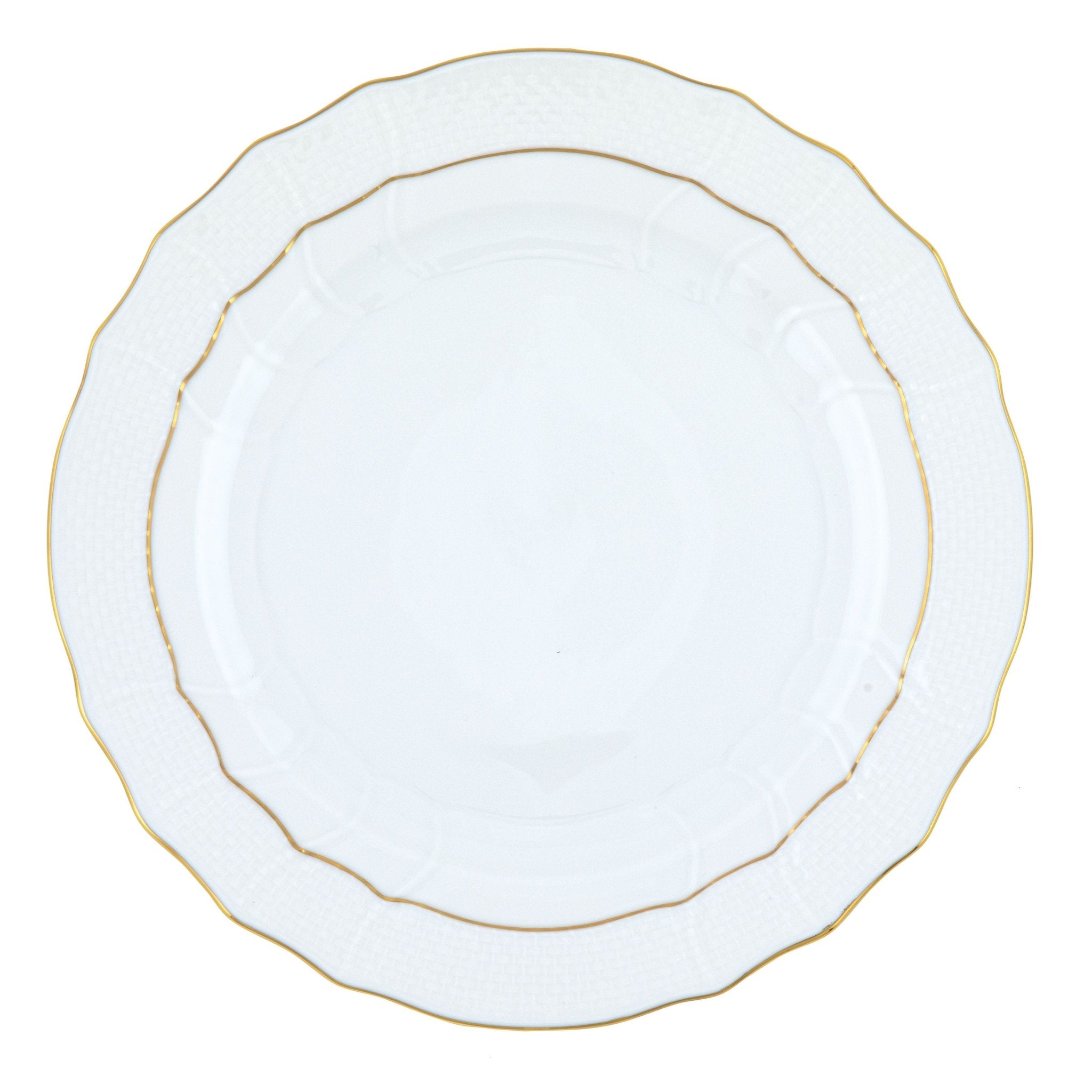 Golden Edge Dinner Plate - Herend - Gaines Jewelers