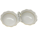 Golden Edge Twin Salt - Herend - Gaines Jewelers