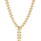 Golden Laurel Convertible Necklace, 16"+2" - Gold - Capucine De Wulf - Gaines Jewelers