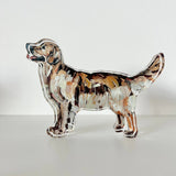 Golden Retriever Acrylic - Chelsea McShane Art - Gaines Jewelers