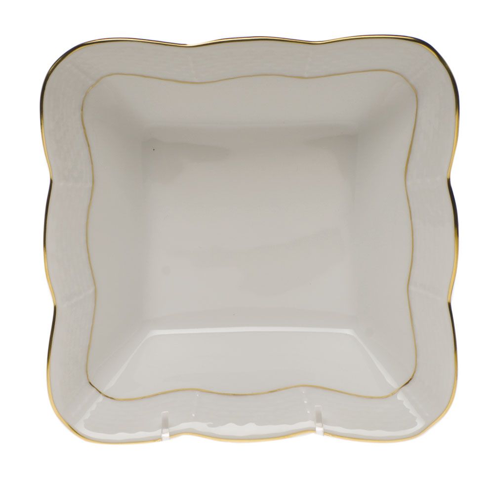 Golden Square Dish - Herend - Gaines Jewelers