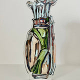 "Golf Clubs" acrylic : Large - Chelsea McShane Art - Gaines Jewelers