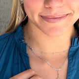 Gracewear Collection - Medallion paperclip lariat: Gold Vermeil - Gaines Jewelers