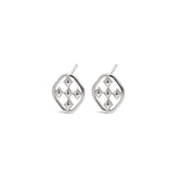 Gracewear Collection - Shield post earrings: Gold Vermeil - Gaines Jewelers