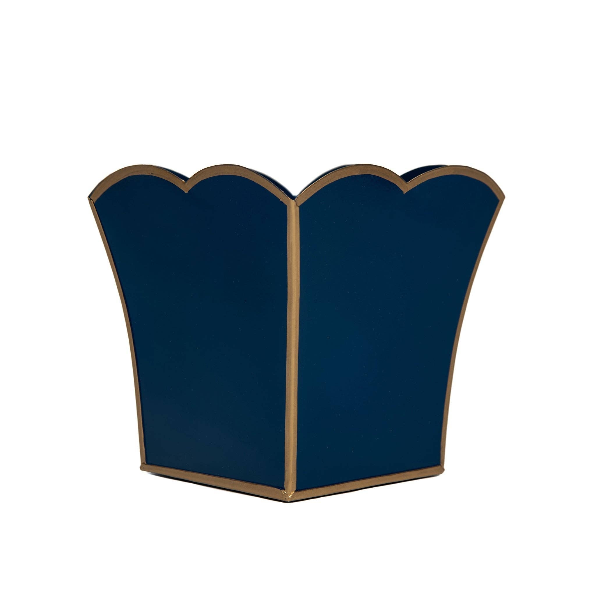 Gracie Scarlett Square Cachepot Planter Blue: Blue / 6 inch - Jaye's Studio - Gaines Jewelers