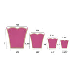 Gracie Scarlett Square Cachepot Planter Blue: Blue / 6 inch - Jaye's Studio - Gaines Jewelers