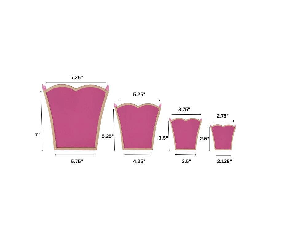 Gracie Scarlett Square Cachepot Planter Blue: Blue / 6 inch - Jaye's Studio - Gaines Jewelers