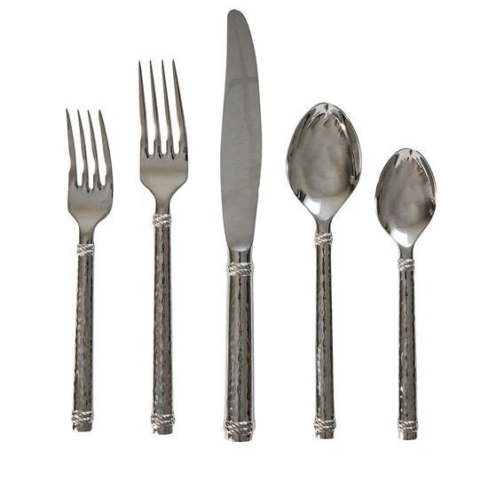 Graham 5pc Place Setting - Polished - Juliska - Gaines Jewelers