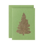 Grass Green Fir Tree Card - 4.25" x 5.5" - Hester & Cook - Gaines Jewelers