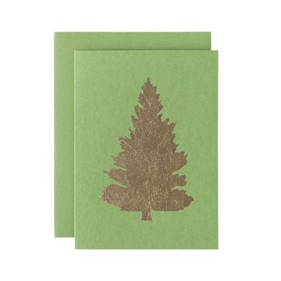 Grass Green Fir Tree Card - 4.25" x 5.5" - Hester & Cook - Gaines Jewelers