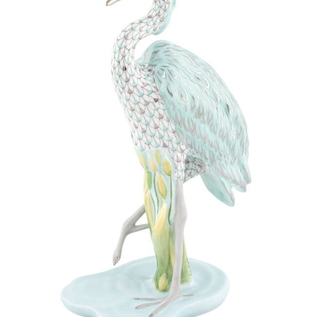 Great Blue Heron - Herend Reserve - Gaines Jewelers