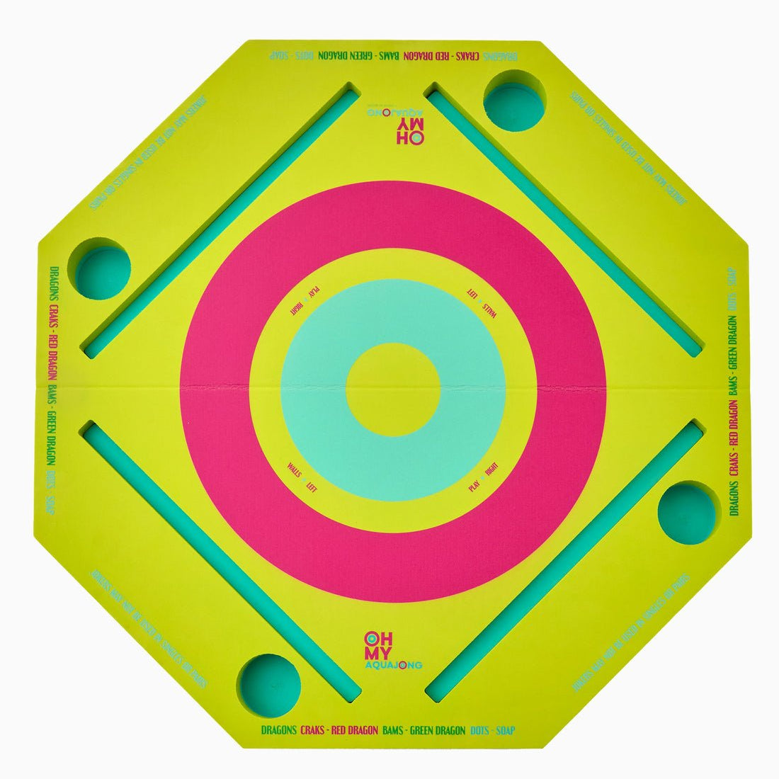 Green Aqua Jong Pool Mat - Oh my Mahjong - Gaines Jewelers