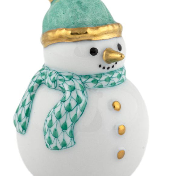 Green Mini Snowman - Herend - Gaines Jewelers