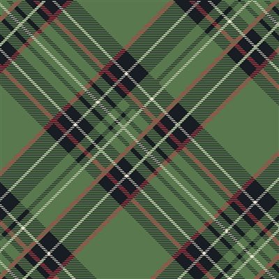 Green Plaid Guest Napkin - pack of 16 - Hester & Cook - Gaines Jewelers