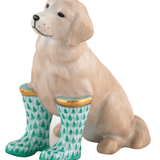 Green Rainy Day Retriever - Herend - Gaines Jewelers