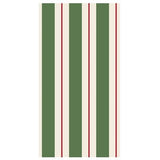 Green & Red Awning Stripe Guest Napkin - Pack of 16 - Hester & Cook - Gaines Jewelers